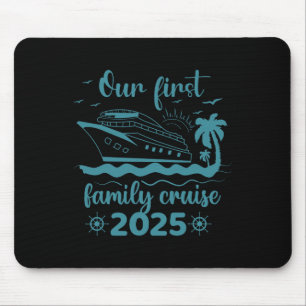Our First Family Cruise 2025 Summer Vacation Trip Mouse Mat