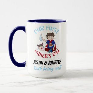 Our first father's day personalised mug