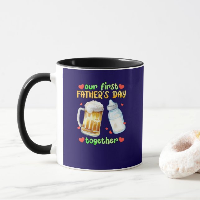 Our First Father's Day Together Mug (With Donut)