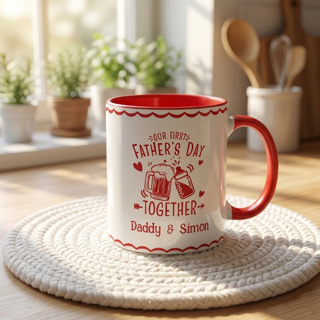 Our First Father's Day Together Mug (Creator Uploaded)
