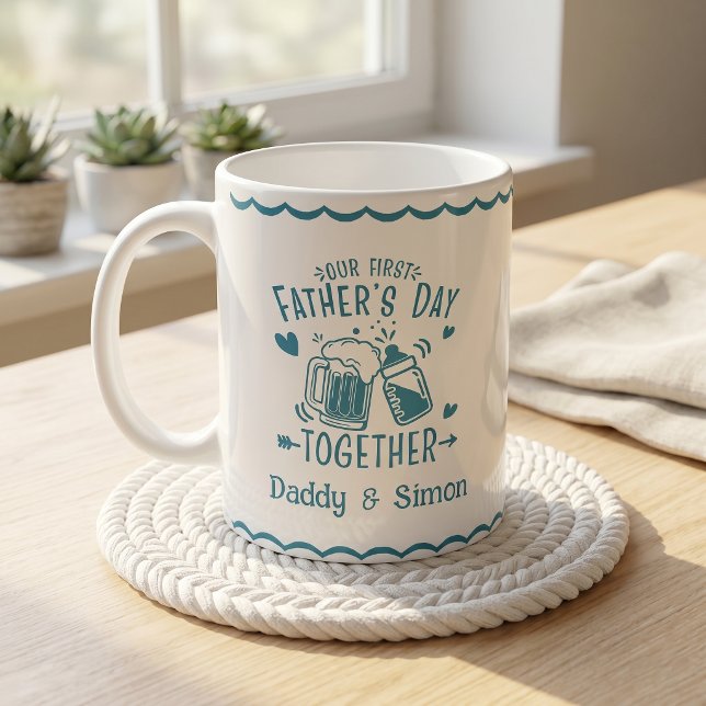 Our First Father's Day Together Mug (Creator Uploaded)