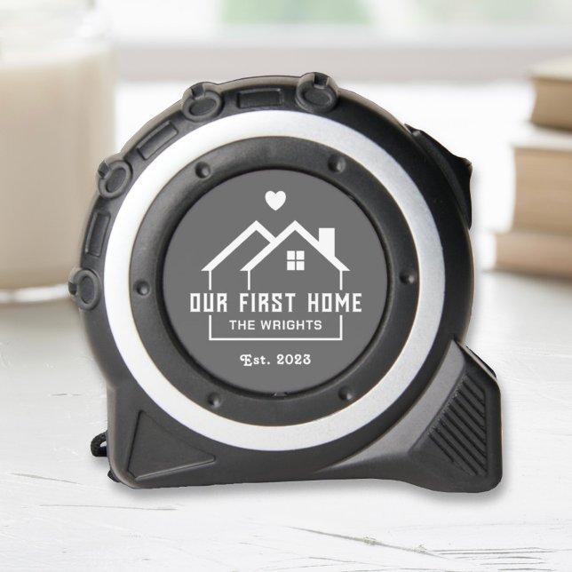 Our First Home Charcoal Grey Custom Name 1 (Creator Uploaded)