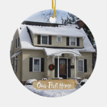 Our First Home Christmas Ornament