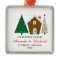 Our first home Christmas ornament - snowy house