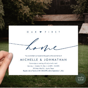 Our first home, Housewarming party celebration Invitation