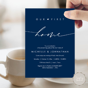 Our first home, Housewarming party celebration Invitation