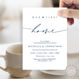 Our first home, Housewarming party celebration Invitation