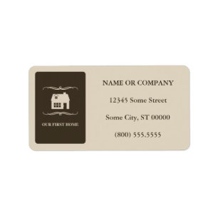 our first home (mod home) label