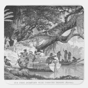 Our First Interview with Caripuna Indians Square Sticker