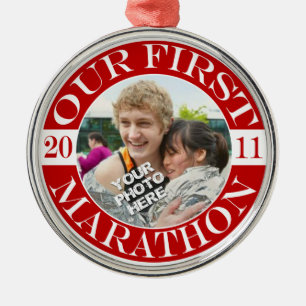 Our First Marathon - 2011 Metal Tree Decoration