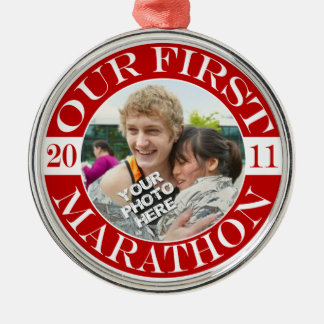Our First Marathon - 2011 Metal Tree Decoration