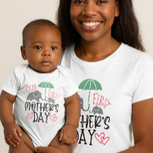 Our First Mother’s Day Elephant & Umbrella 