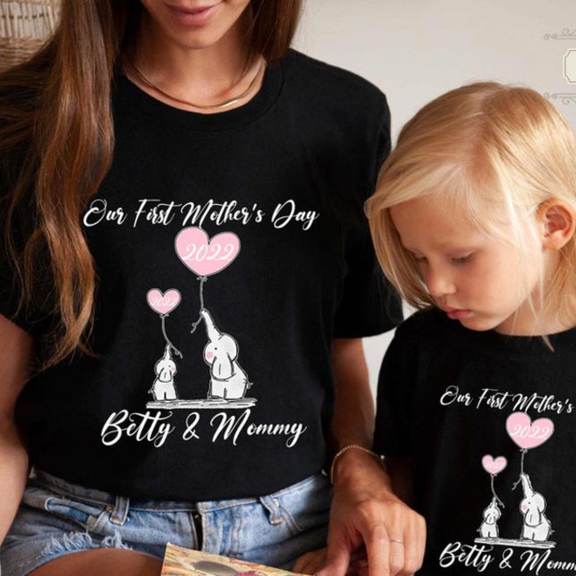 Our First Mother's Day, Matching Mummy And Me T-Sh T-Shirt (Creator Uploaded)