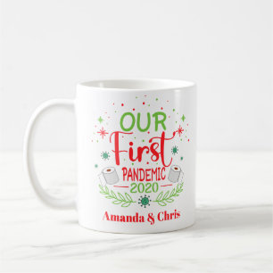 Our First Pandemic 2020 a Year to Remember custom Coffee Mug