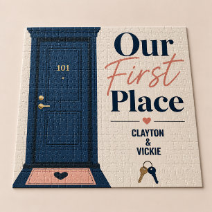 Our First Place New Home Personalised Jigsaw Puzzle