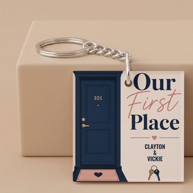  Our First Place New Home Personalised Key Ring (Creator Uploaded)