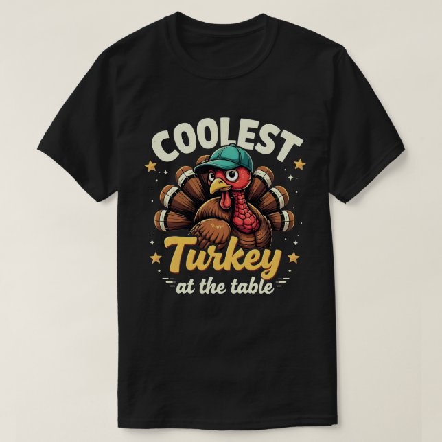 Our First Thanksgiving Mr and Mrs Couples Coolest  T-Shirt (Design Front)
