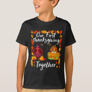Our First Thanksgiving Together Matching Couple T-Shirt