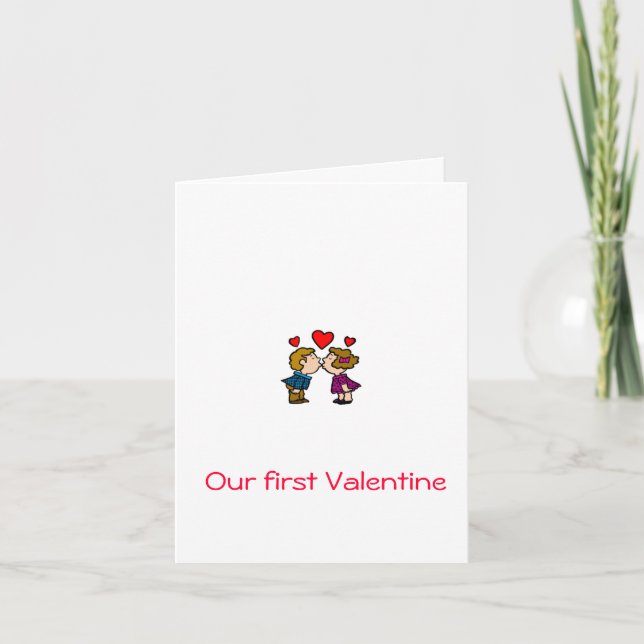 Our first Valentine Holiday Card (Front)