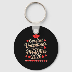 Our First Valentines As Mr And Mrs 2026  Key Ring