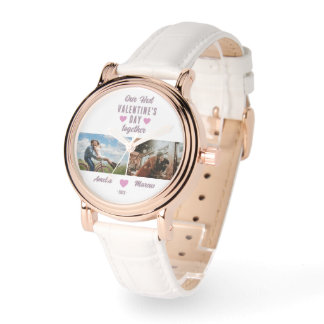 Our First Valentine's Day Together 2 Photos Watch