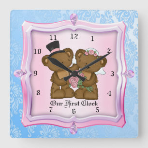 Our First Wedding Clock