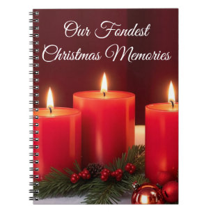 Our Fondest Christmas Memories Notebook