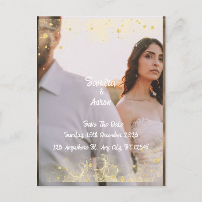Our Forever Begins: The Wedding of Postcard (Front)