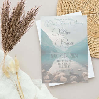 Our Forever Journey | Modern Wedding Invitation