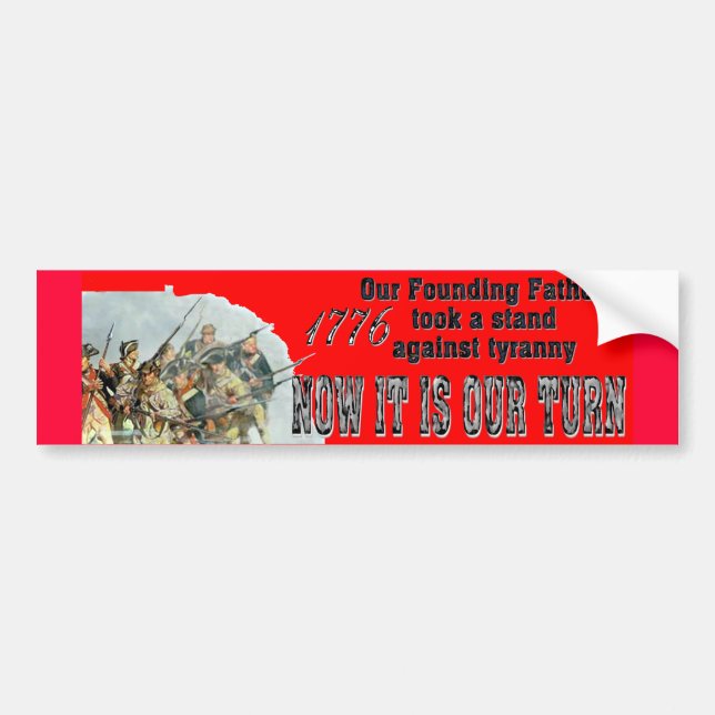 Our Founding Fathers against tyranny Bumper Sticker (Front)
