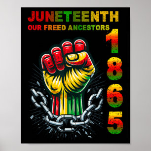 Our Freed African Ancestors, Juneteenth-1865 Is Fr Poster