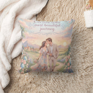 Our Future Beautiful Journey Throw Pillow Romant