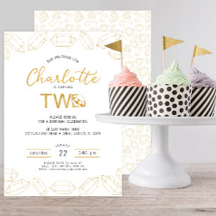 Our Gem Charlotte is Turning Two Invitation