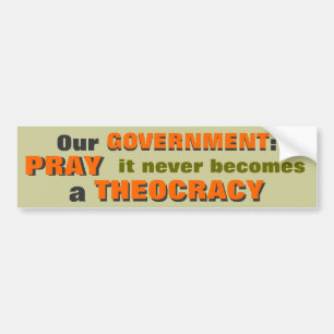 Our Government Bumper Sticker