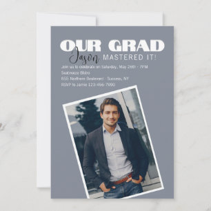 Our Grad Photo Graduation Invitation