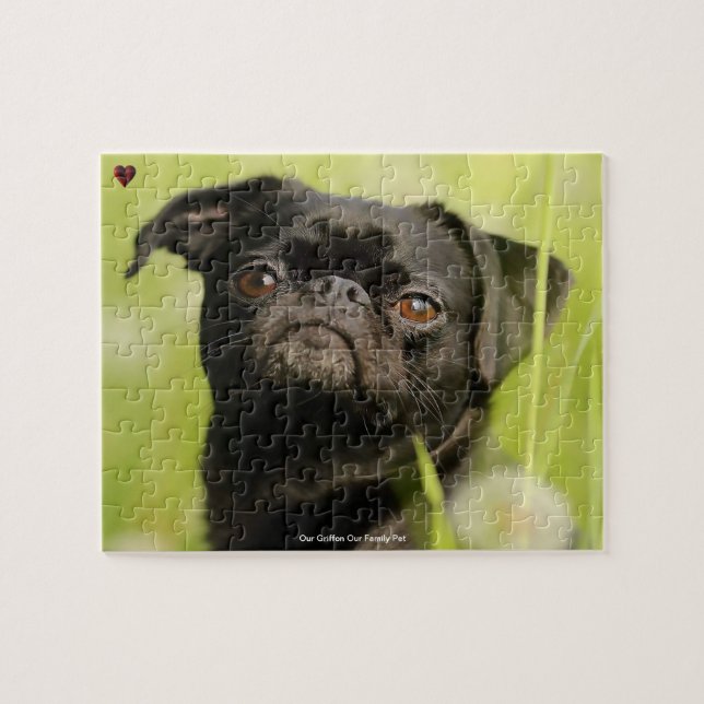 Our Griffon Dog Our Family Pet Jigsaw Puzzle (Horizontal)