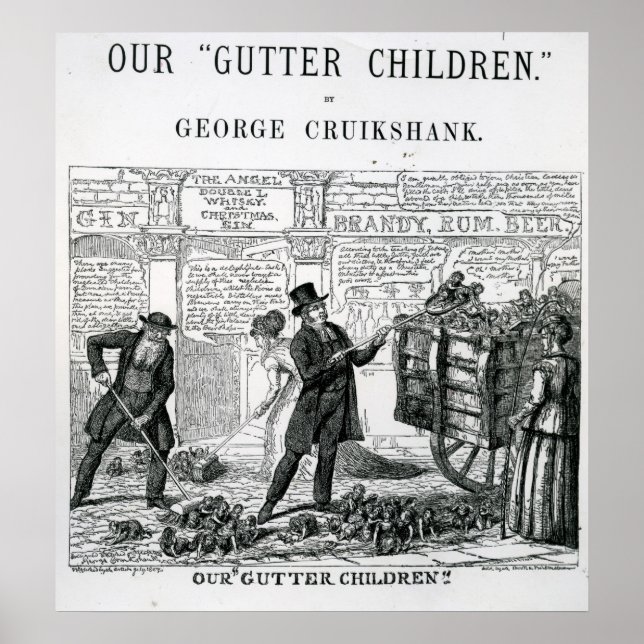 Our Gutter Children, 1869 Poster (Front)
