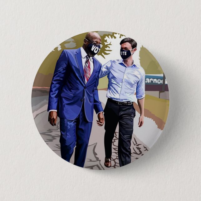 Our Guys in Georgia 6 Cm Round Badge (Front)