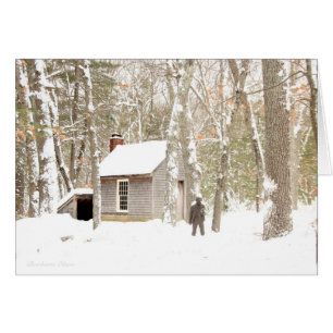 *Our Hearts are Warm and Cheery: Walden Pond card