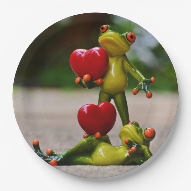 Our Hearts Paper Plate (Front)