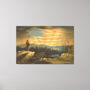 Our Heaven Born Banner by William Bauly Canvas Print