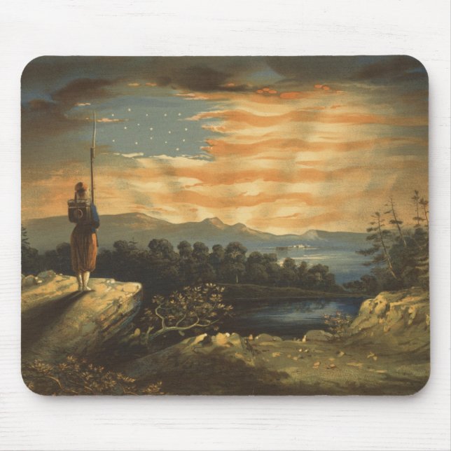 Our Heaven Born Banner Mouse Mat (Front)