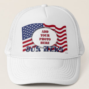 Our Hero - Add Your Photo` Trucker Hat