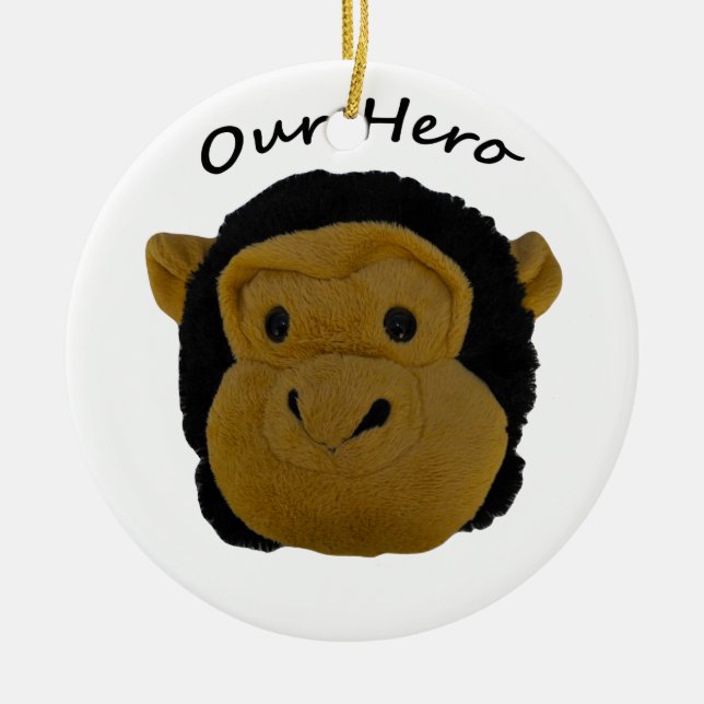 Our Hero Ceramic Tree Decoration (Front)