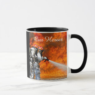 "Our Hero" Mug, Firefighter  support Coffee Mug