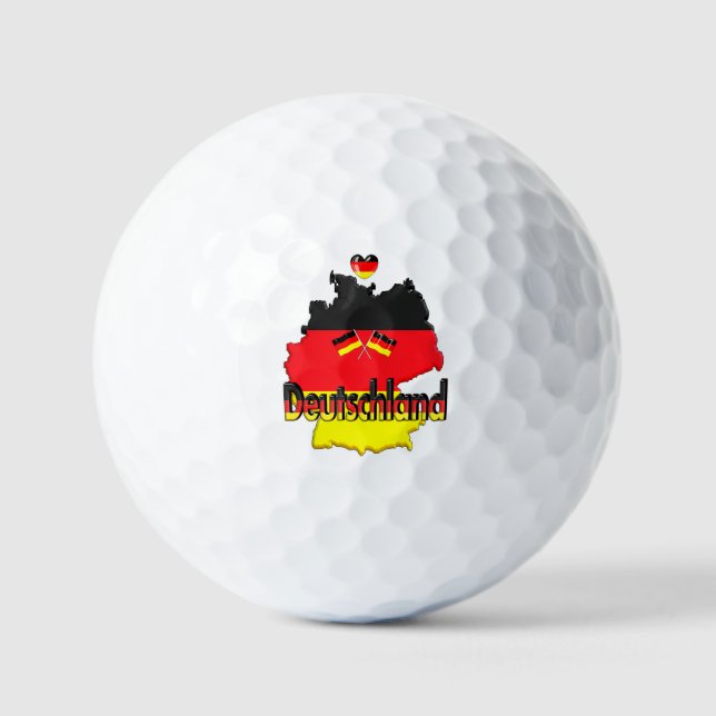 OUR HOME - GERMANY design collection Golf Balls (Front)