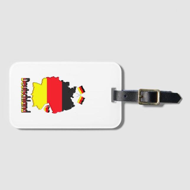 OUR HOME - GERMANY design collection Luggage Tag (Front Horizontal)