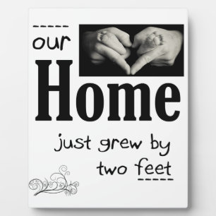 Our Home Grew Two Feet Plaque