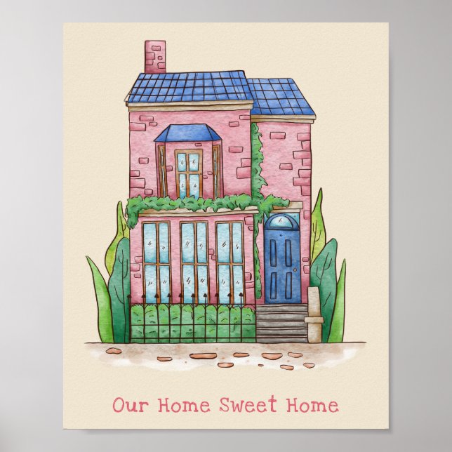Our home sweet home  poster (Front)