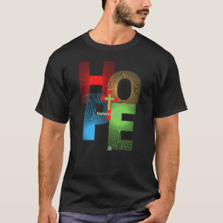 OUR HOPE IS IN JESUS Romans 15:13 Christian Design T-Shirt